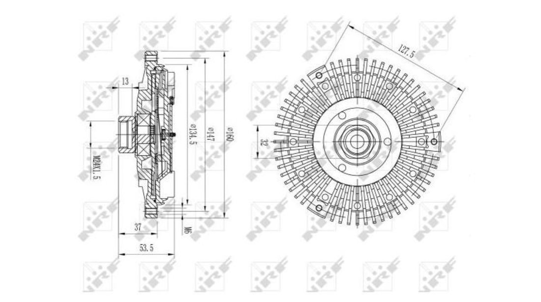 Cupla, ventilator radiator BMW Z3 cupe (E36) 1997-2003 #3 058040N