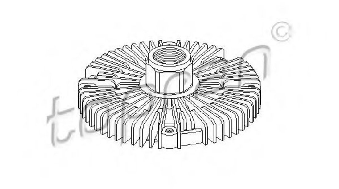 Cupla, ventilator radiator FORD TRANSIT bus (E) (1994 - 2000) TOPRAN 302 003 piesa NOUA