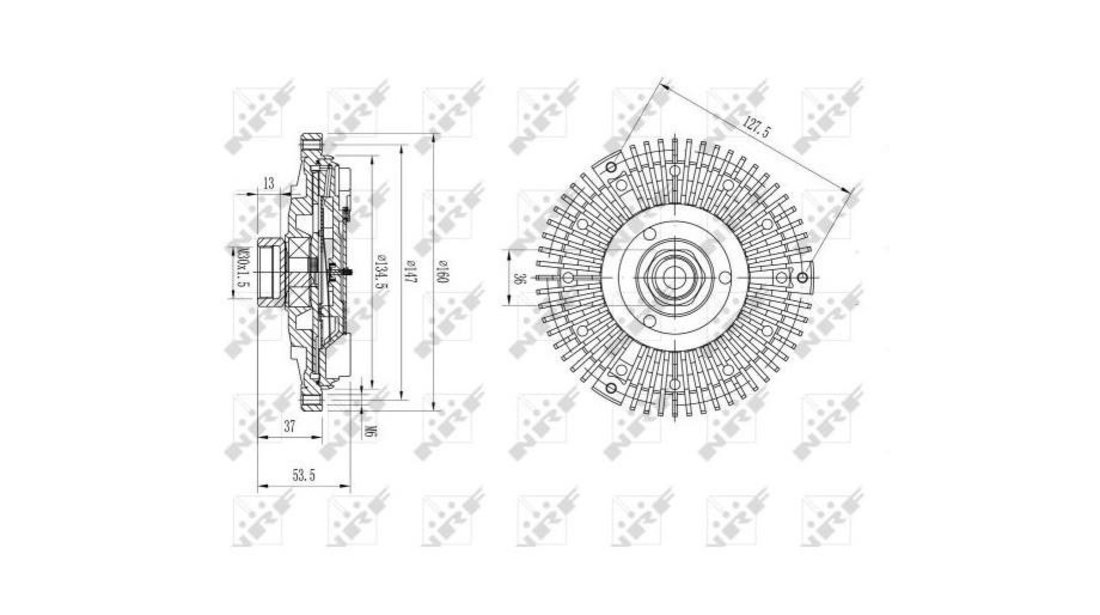 Cupla, ventilator radiator Mercedes C-CLASS Break (S202) 1996-2001 #3 0140200057