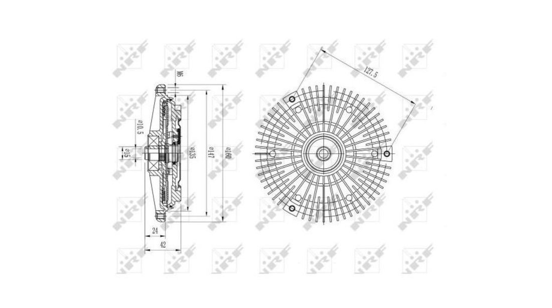 Cupla, ventilator radiator Mercedes CABRIOLET (A124) 1991-1993 #3 0140200033