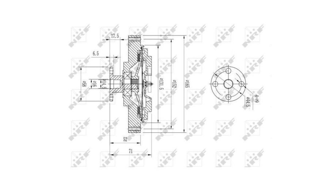 Cupla, ventilator radiator Mercedes G-CLASS (W463) 1989-2016 #3 0140200072