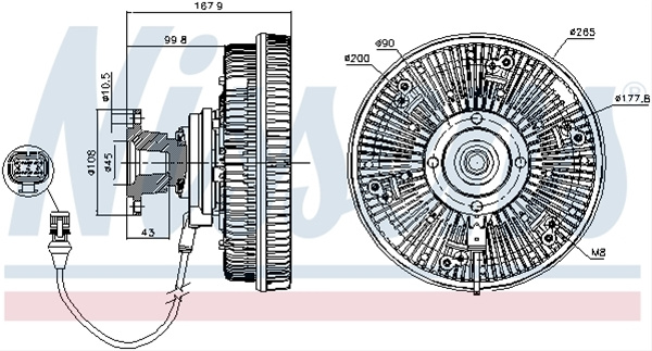 Cupla, Ventilator Radiator Nissens Man 86037