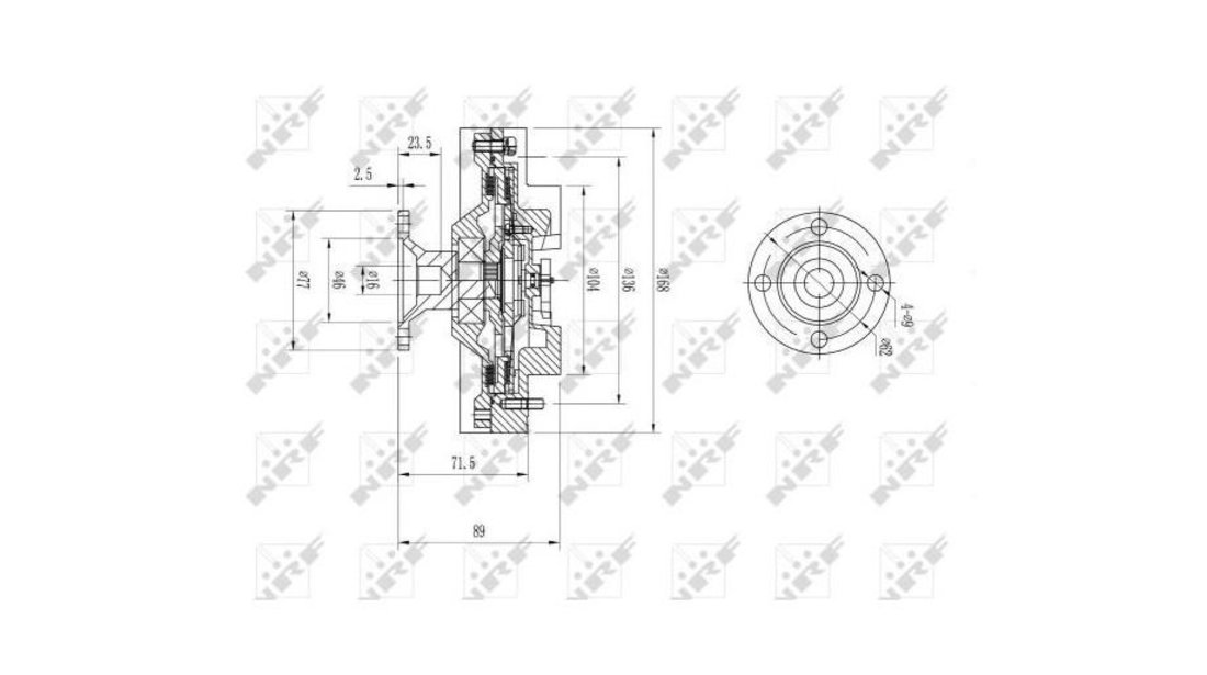 Cupla, ventilator radiator Toyota LAND CRUISER (PZJ7_, KZJ7_, HZJ7_, BJ7_, LJ7_, RJ7_) 1984-2016 #2 08T067