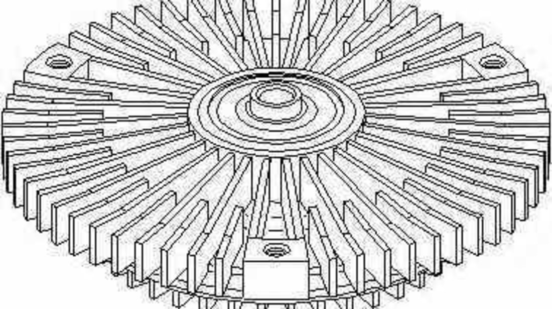 Cupla ventilator radiator / Vascocuplaj MERCEDES-BENZ SPRINTER 3-t caroserie 903 TOPRAN 400 609