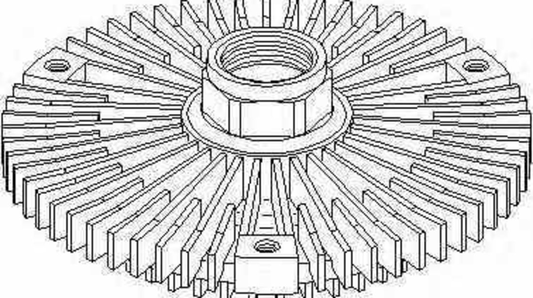 Cupla ventilator radiator / Vascocuplaj MERCEDES-BENZ E-CLASS W124 TOPRAN 400 605