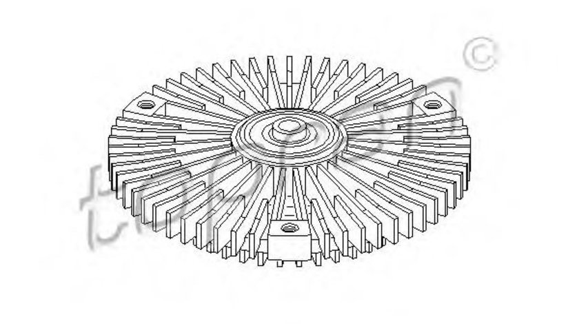 Cupla, ventilator radiator VW LT II bus (2DB, 2DE, 2DK) (1996 - 2006) TOPRAN 111 231 piesa NOUA