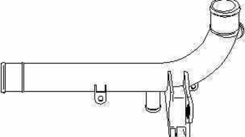 Cuplaj conducta lichid racire OPEL CORSA C F08 F68 TOPRAN 207 629