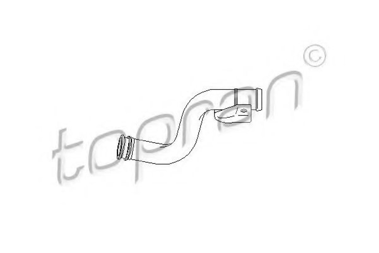 Cuplaj conducta lichid racire PEUGEOT 406 (8B) (1995 - 2005) TOPRAN 721 927 piesa NOUA