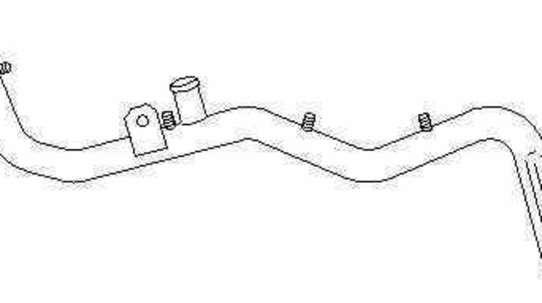 Cuplaj conducta lichid racire VW JETTA II 19E 1G2 165 TOPRAN 100 259