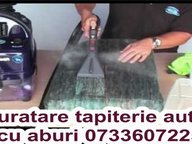 curatare tapiterie auto cu aburi