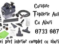 curatare tapiterie auto cu aburi