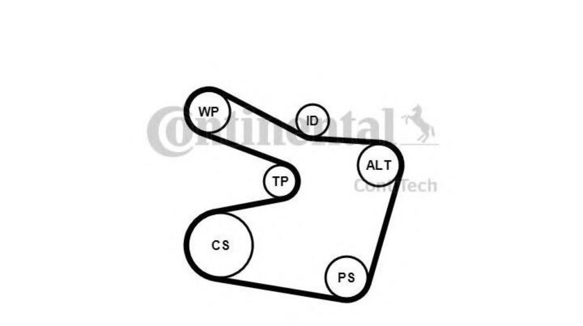 Curea alternator BMW 3 cupe (E46) 1999-2006 #2 6PK1538K2