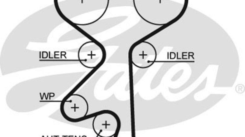 Curea de distributie (5408XS GAT) CHEVROLET,DAEWOO,OPEL,VAUXHALL