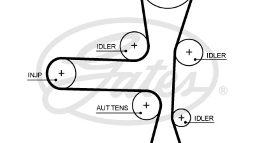 Curea de distributie (5701XS GAT) CHEVROLET,OPEL,VAUXHALL