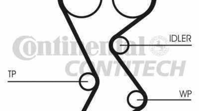 Curea de distributie CHRYSLER VOYAGER IV RG RS CONTITECH CT1144