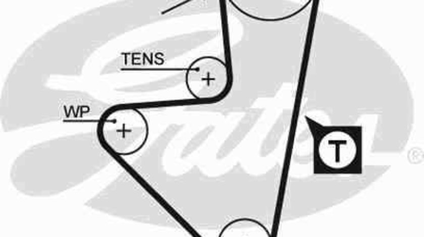 Curea de distributie CITROËN AX (ZA-_) GATES 5175XS