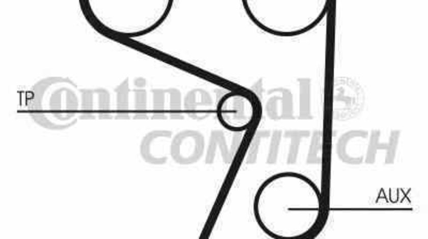 Curea de distributie FIAT 125 CONTITECH CT649