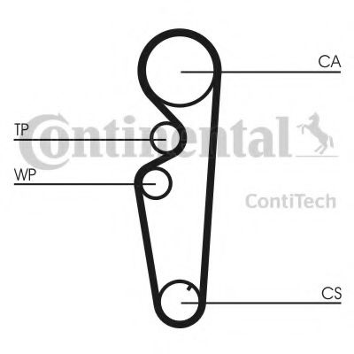 Curea de distributie FIAT BRAVA (182) (1995 - 2003) CONTITECH CT878 piesa NOUA