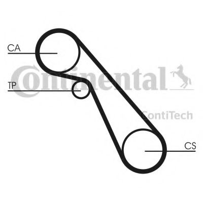 Curea de distributie FIAT CROMA (154) (1985 - 1996) CONTITECH CT703 piesa NOUA