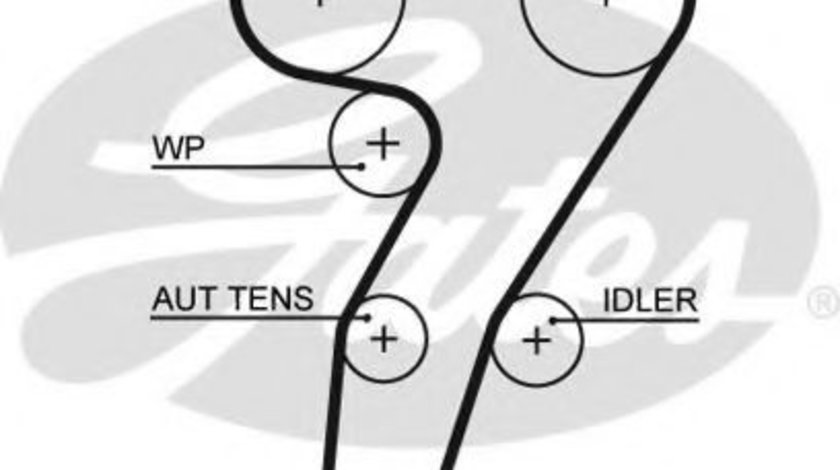 Curea de distributie FIAT MAREA (185) (1996 - 2007) GATES 5469XS piesa NOUA