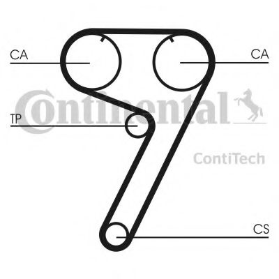 Curea de distributie FIAT STRADA II (138A) (1982 - 1988) CONTITECH CT670 piesa NOUA