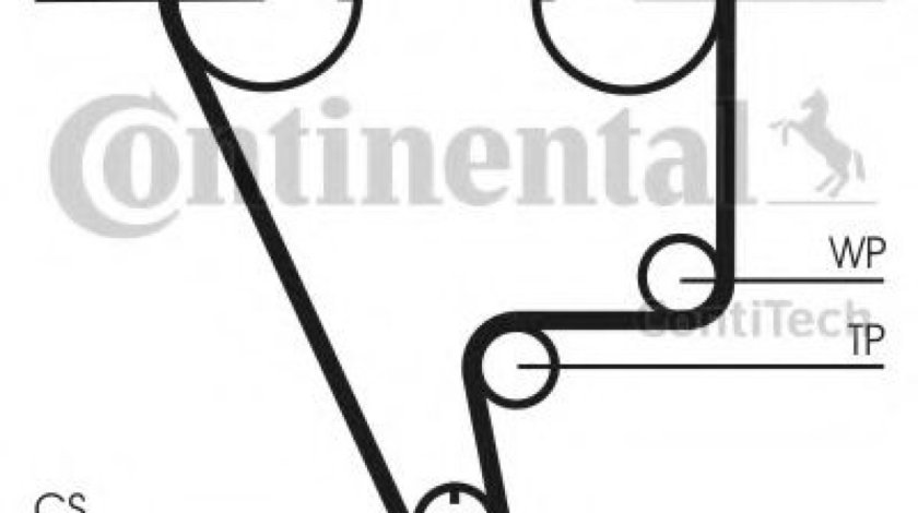Curea de distributie HONDA CIVIC VI Hatchback (EJ, EK) (1995 - 2001) CONTITECH CT794 piesa NOUA
