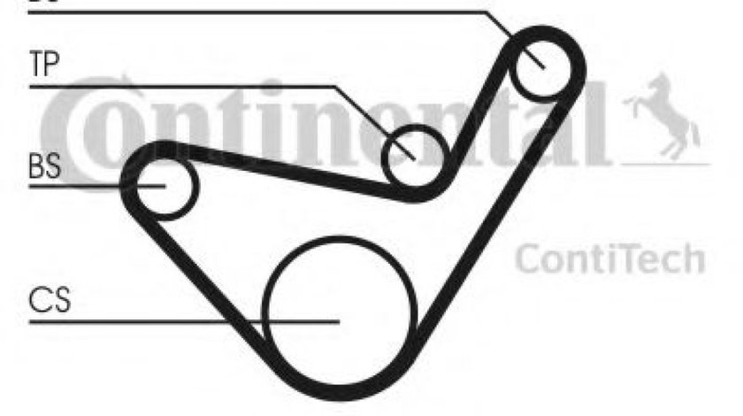 Curea de distributie HYUNDAI H-1 platou / sasiu (2000 - 2005) CONTITECH CT1107 piesa NOUA