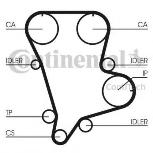 Curea de distributie HYUNDAI TERRACAN (HP) (2001 - 2006) CONTITECH CT994 piesa NOUA