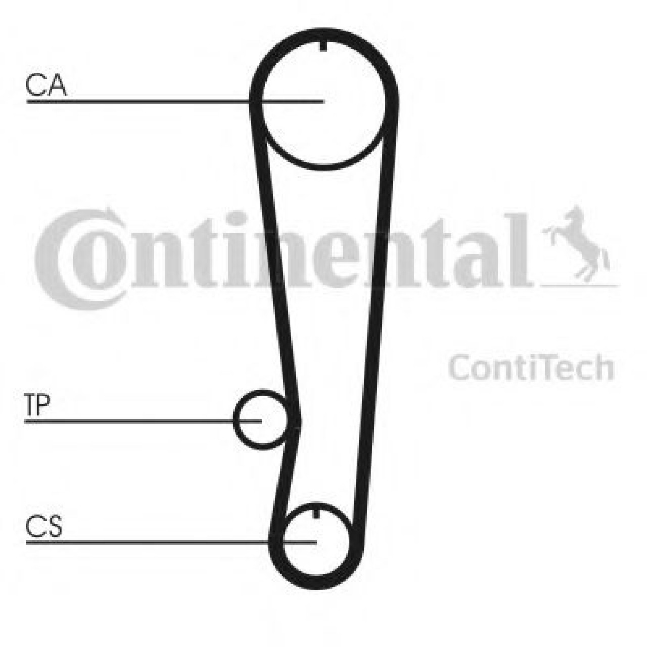 Curea de distributie JEEP CHEROKEE (XJ) (1983 - 2001) CONTITECH CT808 piesa NOUA