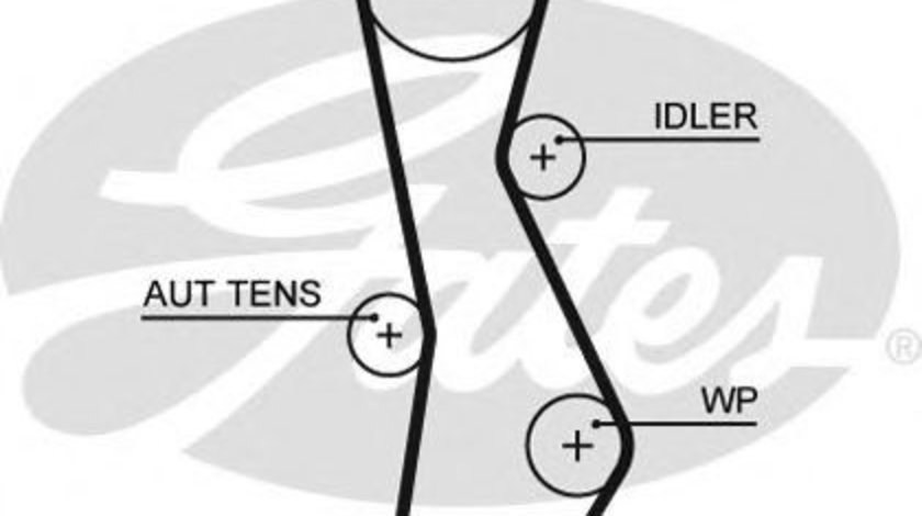 Curea de distributie KIA CEED Hatchback (ED) (2006 - 2012) GATES 5579XS piesa NOUA