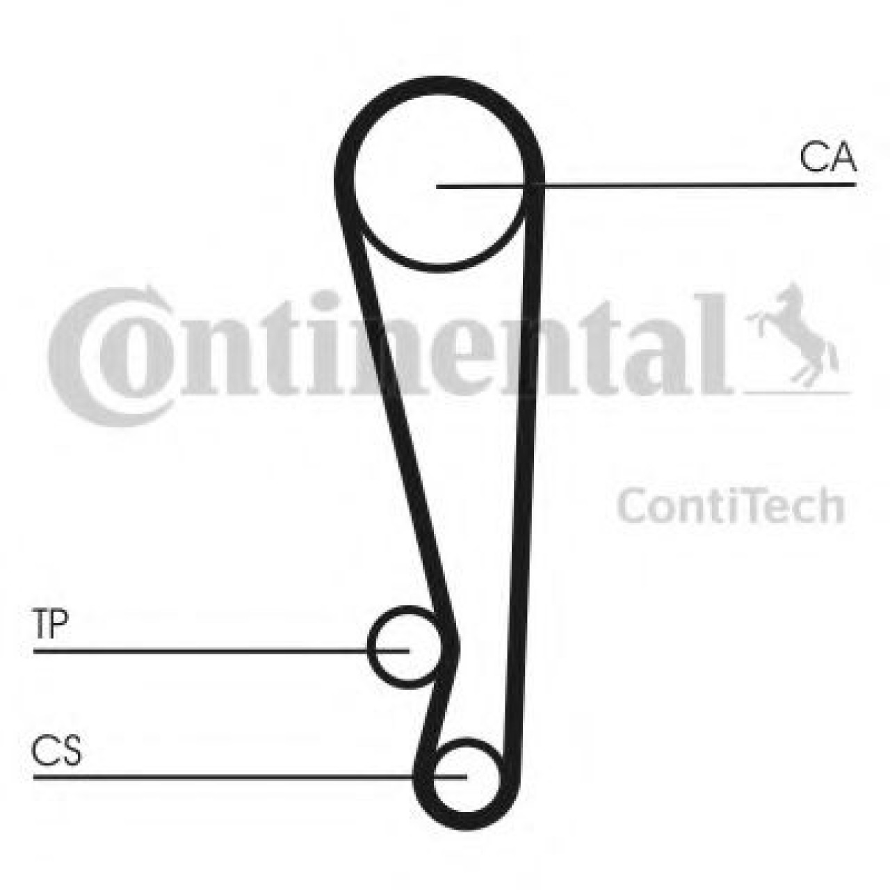 Curea de distributie KIA RIO combi (DC) (2000 - 2005) CONTITECH CT1024 piesa NOUA