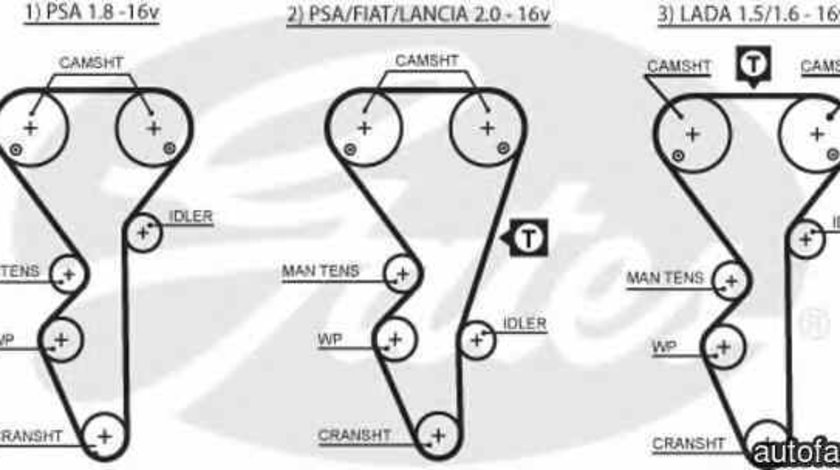 Curea de distributie LADA KALINA hatchback 1119 GATES 5468XS