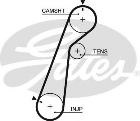 Curea de distributie MAZDA B-SERIE (UN) (1998 - 2006) GATES 5478XS piesa NOUA