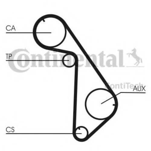 Curea de distributie MITSUBISHI PAJERO II (V3_W, V2_W, V4_W) (1990 - 1999) CONTITECH CT825 piesa NOU...
