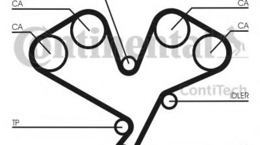 Curea de distributie MITSUBISHI PAJERO III (V7_W, V6_W) (1999 - 2007) CONTITECH CT1113 piesa NOUA