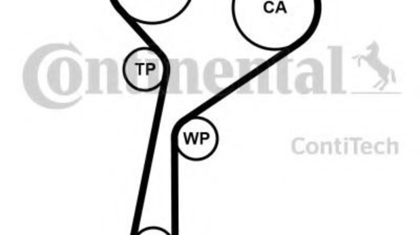 Curea de distributie NISSAN NOTE (E12) (2013 - 2016) CONTITECH CT1184 piesa NOUA