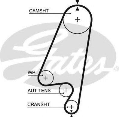Curea de distributie OPEL FRONTERA A Sport (5_SUD2) (1992 - 1998) GATES 5367XS piesa NOUA