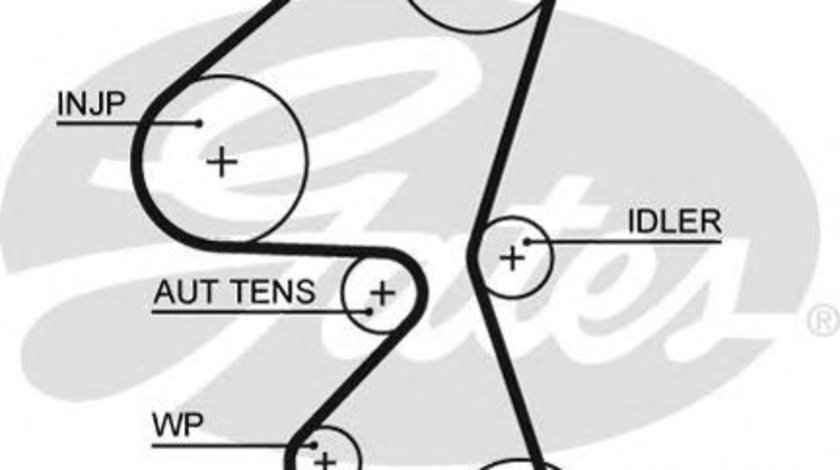 Curea de distributie PEUGEOT 207 CC (WD) (2007 - 2016) GATES 5598XS piesa NOUA