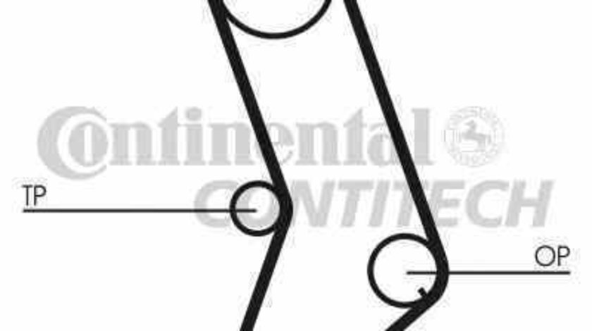Curea de distributie PEUGEOT 505 551A CONTITECH CT647