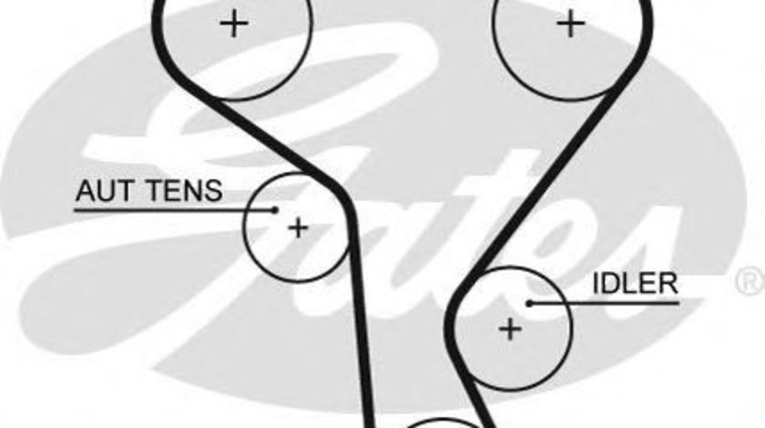 Curea de distributie RENAULT LAGUNA II Grandtour (KG0/1) (2001 - 2016) GATES 5573XS piesa NOUA