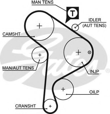 Curea de distributie SEAT INCA (6K9) (1995 - 2003) GATES 5223XS piesa NOUA