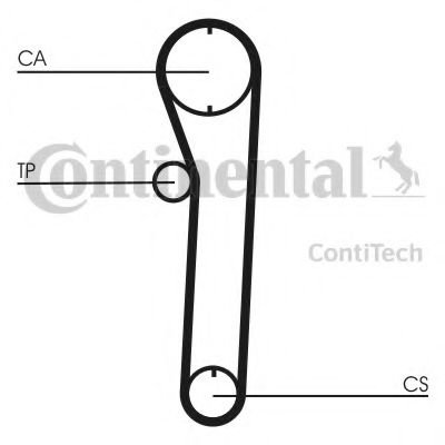 Curea de distributie SUZUKI ALTO (HA24) (2004 - 2009) CONTITECH CT680 piesa NOUA