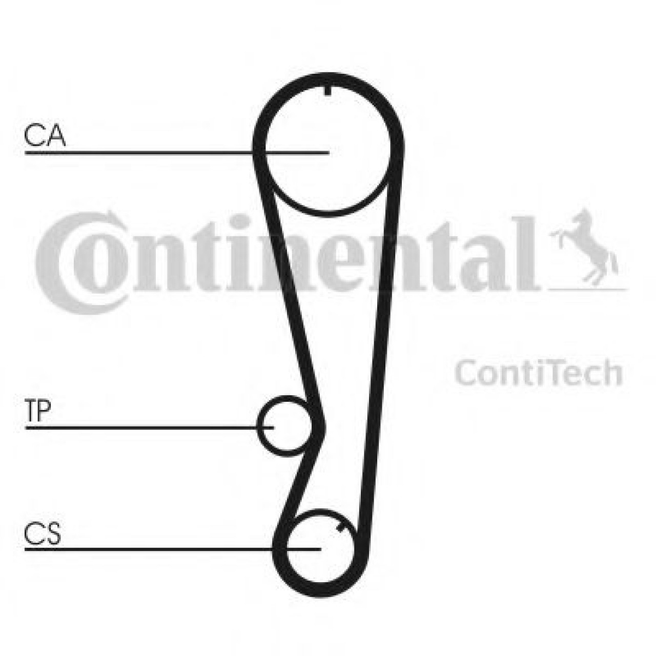 Curea de distributie TOYOTA COROLLA (E11) (1997 - 2002) CONTITECH CT827 piesa NOUA
