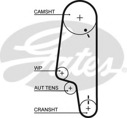 Curea de distributie VW CADDY II Pick-up (9U7) (1996 - 2000) GATES 5428XS piesa NOUA