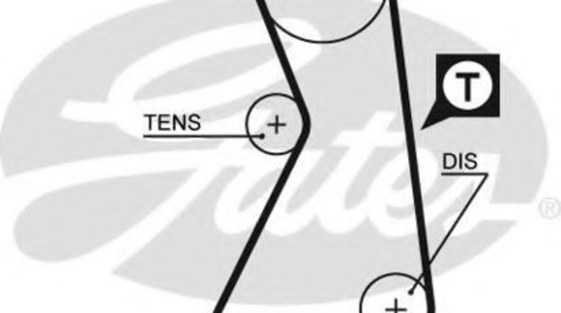 Curea de distributie VW GOLF III (1H1) (1991 - 1998) GATES 5399XS piesa NOUA