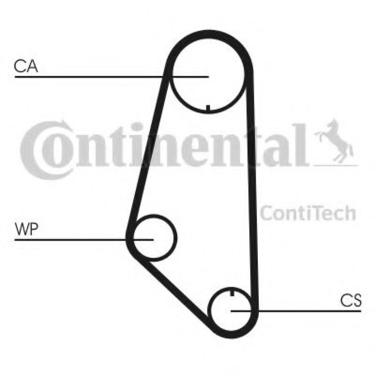Curea de distributie VW GOLF III (1H1) (1991 - 1998) CONTITECH CT732 piesa NOUA