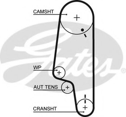 Curea de distributie VW LUPO (6X1, 6E1) (1998 - 2005) GATES 5427XS piesa NOUA