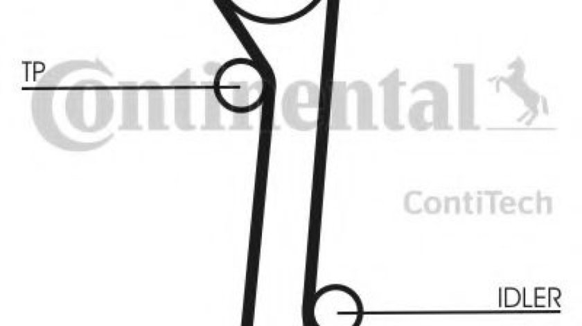Curea distributie HYUNDAI MATRIX (FC) (2001 - 2010) CONTITECH CT781 produs NOU