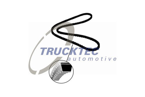 Curea transmisie (0519067 TRUCKTEC) DAF,ISUZU,IVECO,MAN,MERCEDES-BENZ,OPEL,PEUGEOT,PUCH,RENAULT TRUC...