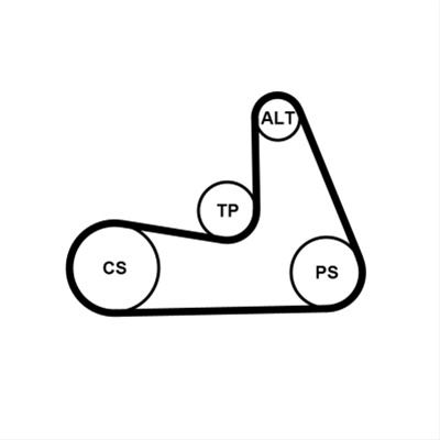 Curea Transmisie Cu Caneluri Contitech Volvo 5PK1121 EXTRA
